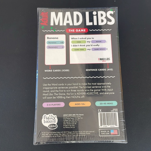 3/$25 Mad Libs the game - Picture 2 of 3